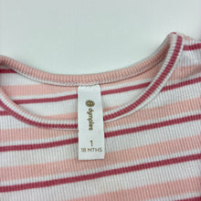 Load image into Gallery viewer, Girls Dymples, ribbed stretchy striped top, FUC, size 1,  