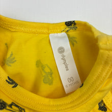 Load image into Gallery viewer, Boys Dymples, yellow singletsuit romper, EUC, size 00,  