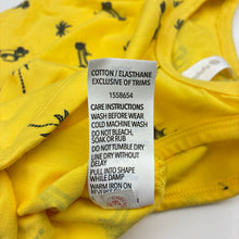 Load image into Gallery viewer, Boys Dymples, yellow singletsuit romper, EUC, size 00,  