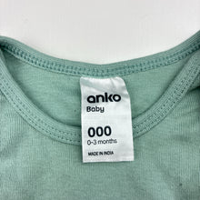 Load image into Gallery viewer, Unisex Anko, soft cotton singletsuit romper, dinosaur, EUC, size 000,  