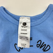 Load image into Gallery viewer, Boys Dymples, stretchy bodysuit / romper, dog, EUC, size 0000,  