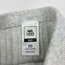 Load image into Gallery viewer, Unisex Kids &amp; Co, grey ribbed leggings / bottoms, FUC, size 00,  