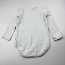 Load image into Gallery viewer, Unisex Bonds, white ribbed bodysuit / romper, GUC, size 2,  