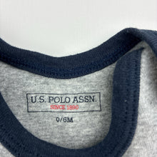 Load image into Gallery viewer, Boys US Polo Assn, soft cotton bodysuit / romper, GUC, size 00,  