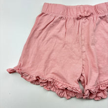 Load image into Gallery viewer, Girls George, pink cotton shorts, elasticated, GUC, size 1,  