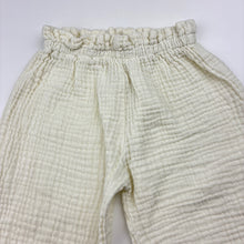 Load image into Gallery viewer, Girls OH + CO, crinkle cotton pants, elasticated, GUC, size 0-1,  