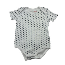 Load image into Gallery viewer, Unisex BORNINO, cotton bodysuit / romper, stars, EUC, size 0-1,  