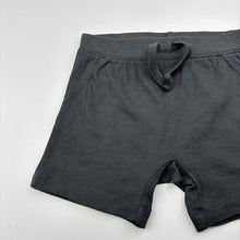 Load image into Gallery viewer, Unisex Anko, grey ribbed stretchy shorts, elasticated, EUC, size 1,  