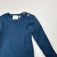 Load image into Gallery viewer, Unisex Sprout, ribbed knit long sleeve top, EUC, size 0,  