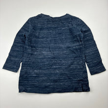 Load image into Gallery viewer, Boys Anko, navy long sleeve tee / top, GUC, size 2,  