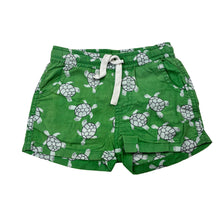 Load image into Gallery viewer, Boys Seed, lightweight cotton shorts, elasticated, turtles, FUC, size 0,  