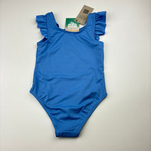 Load image into Gallery viewer, Girls Wave Zone, blue swim one-piece, sequin strawberry, NEW, size 3,  