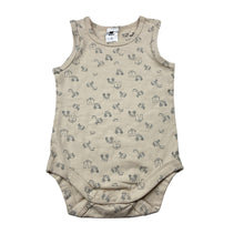 Load image into Gallery viewer, Unisex Dymples, stretchy bodysuit / romper, farmyard, EUC, size 0,  