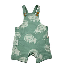 Load image into Gallery viewer, Boys F&amp;F, soft feel overalls / shortalls, lions, EUC, size 0,  