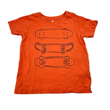 Load image into Gallery viewer, Boys Anko, orange cotton tee / top, skateboards, GUC, size 2,  