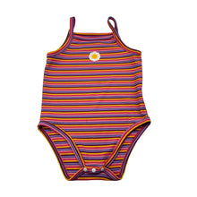 Load image into Gallery viewer, Girls SHEIN, colourful ribbed singletsuit romper, EUC, size 1,  