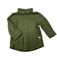Load image into Gallery viewer, Boys Paola Bimbi, khaki soft feel long sleeve shirt, EUC, size 00-0,  