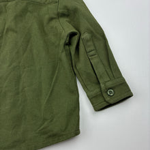 Load image into Gallery viewer, Boys Paola Bimbi, khaki soft feel long sleeve shirt, EUC, size 00-0,  