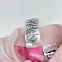 Load image into Gallery viewer, Girls Dymples, fleece zip coverall / romper, rabbits, GUC, size 000,  