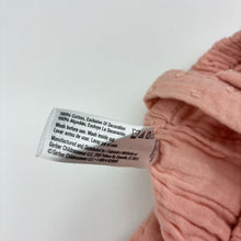 Load image into Gallery viewer, Girls Modern Moments, embroidered crinkle cotton dress, GUC, size 12 months, L: 42cm