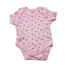 Load image into Gallery viewer, Girls Rock-a-Bye Baby Boutique, soft floral cotton bodysuit / romper, EUC, size 0000,  