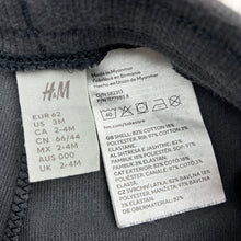 Load image into Gallery viewer, Unisex H&amp;M, grey velour pants / bottoms, elasticated, GUC, size 000,  