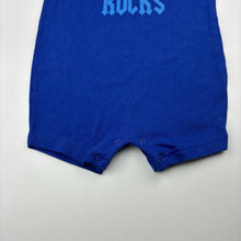 Load image into Gallery viewer, Unisex Baby Berry, blue soft feel romper, Grandma, GUC, size 2,  