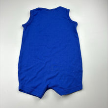 Load image into Gallery viewer, Unisex Baby Berry, blue soft feel romper, Grandma, GUC, size 2,  