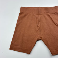 Load image into Gallery viewer, Girls Mango, brown stretchy bike shorts, EUC, size 2,  