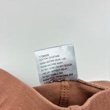 Load image into Gallery viewer, Girls Mango, brown stretchy bike shorts, EUC, size 2,  