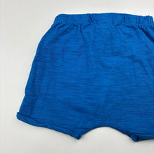 Load image into Gallery viewer, Boys Next, blue cotton shorts, elasticated, EUC, size 0,  