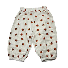 Load image into Gallery viewer, Unisex lightweight, crinkle cotton pants, elasticated, tigers, GUC, size 3,  