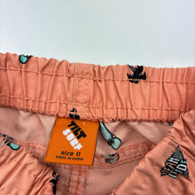 Load image into Gallery viewer, Boys Tilt, lightweight board shorts, elasticated, skateboards, GUC, size 0,  