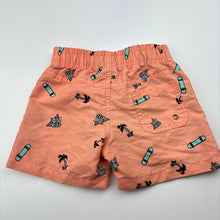 Load image into Gallery viewer, Boys Tilt, lightweight board shorts, elasticated, skateboards, GUC, size 0,  