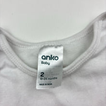 Load image into Gallery viewer, Unisex Anko, lightweight cotton bodysuit / romper, FUC, size 2,  