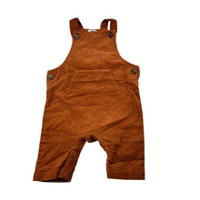 Load image into Gallery viewer, Unisex Baby Berry, corduroy cotton overalls / dungarees, EUC, size 00,  