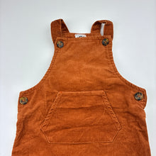Load image into Gallery viewer, Unisex Baby Berry, corduroy cotton overalls / dungarees, EUC, size 00,  