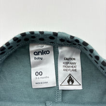 Load image into Gallery viewer, Unisex Anko, soft feel pyjama pants / bottoms, EUC, size 00,  