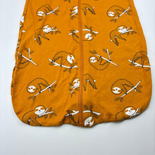 Load image into Gallery viewer, Unisex Baby Berry, lightweight cotton sleeping bag, sloths, EUC, size 000,  
