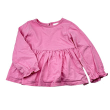 Load image into Gallery viewer, Girls Sprout, pink cotton long sleeve top, GUC, size 2,  