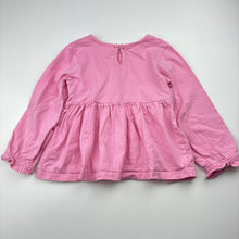 Load image into Gallery viewer, Girls Sprout, pink cotton long sleeve top, GUC, size 2,  