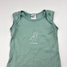 Load image into Gallery viewer, Unisex Anko, cotton bodysuit / romper, dinosaurs, GUC, size 2,  