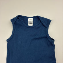 Load image into Gallery viewer, Unisex Bonds, ribbed cotton bodysuit / romper, EUC, size 0,  