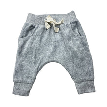Load image into Gallery viewer, Unisex Country Road, grey velour pants / bottoms, elasticated, EUC, size 000,  