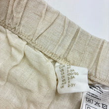 Load image into Gallery viewer, Girls H&amp;M, lightweight linen shorts, elasticated, EUC, size 3,  