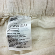 Load image into Gallery viewer, Girls H&amp;M, lightweight linen shorts, elasticated, EUC, size 3,  