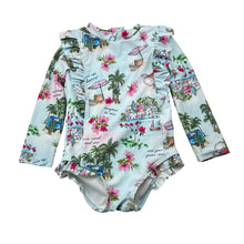 Load image into Gallery viewer, Girls SEAFOLLY, long sleeve swim one-piece, EUC, size 1,  