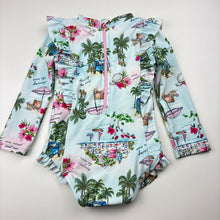 Load image into Gallery viewer, Girls SEAFOLLY, long sleeve swim one-piece, EUC, size 1,  