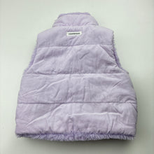 Load image into Gallery viewer, Girls Country Road, reversible corduroy cotton / faux fur vest, EUC, size 0,  