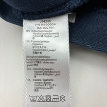 Load image into Gallery viewer, Boys Hugo Boss, navy fleece lined track pants, elasticated, GUC, size 1-2,  